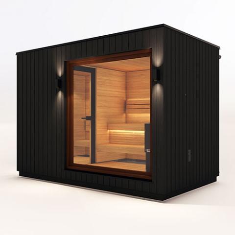 AirCube Double Outdoor Luxury Sauna
