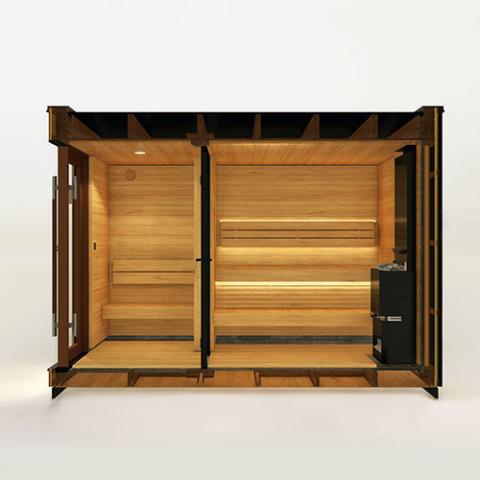 AirCube Double Outdoor Luxury Sauna AirCube Double Outdoor Luxury Sauna