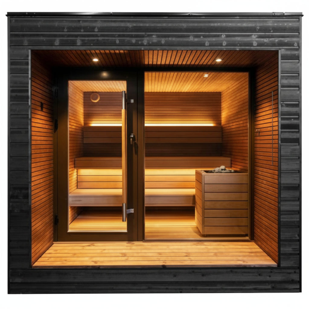 Arti Outdoor Traditional Luxury Sauna 2 person outdoor sauna