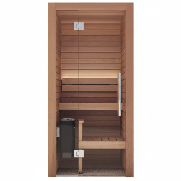 Auroom Cala Glass Mini Traditional 1-Person Sauna