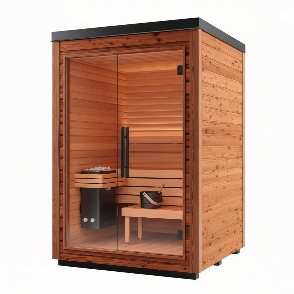 Auroom Mira S 2-Person Outdoor Traditional Luxury Sauna Outdoor saunas for sale