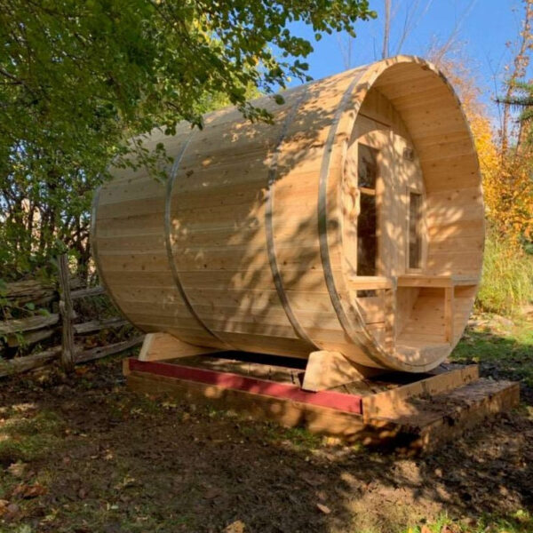 Canadian Timber Serenity 4-Person Barrel Sauna