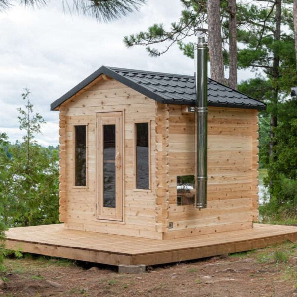 Dundalk Leisurecraft Georgian 6-Person Outdoor Cabin Sauna