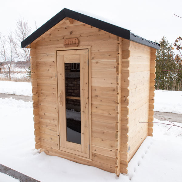 Dundalk Leisurecraft Granby 3-Person Outdoor Cabin Sauna