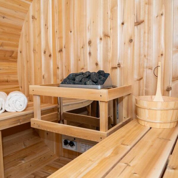 Dundalk Leisurecraft Harmony 4-Person Barrel Sauna