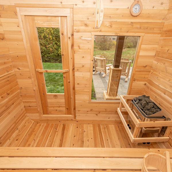 Dundalk Leisurecraft Luna 4-Person Outdoor Sauna Dundalk Leisurecraft Luna 4-Person Outdoor Sauna