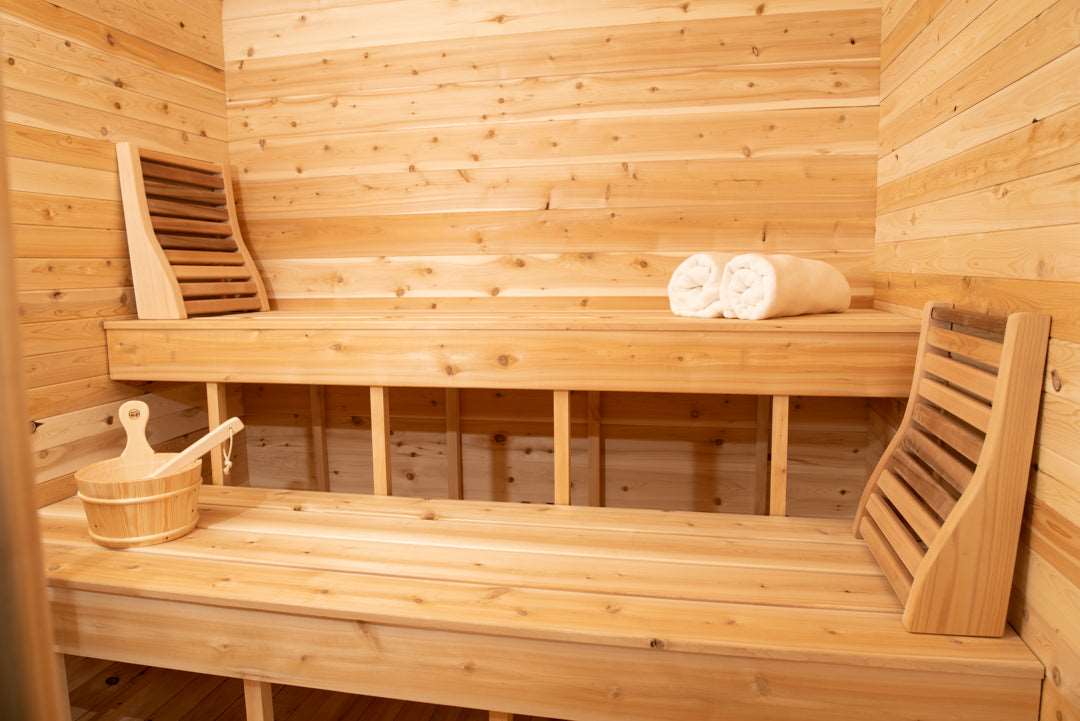 Dundalk Leisurecraft Luna 4-Person Outdoor Sauna Dundalk Leisurecraft Luna 4-Person Outdoor Sauna