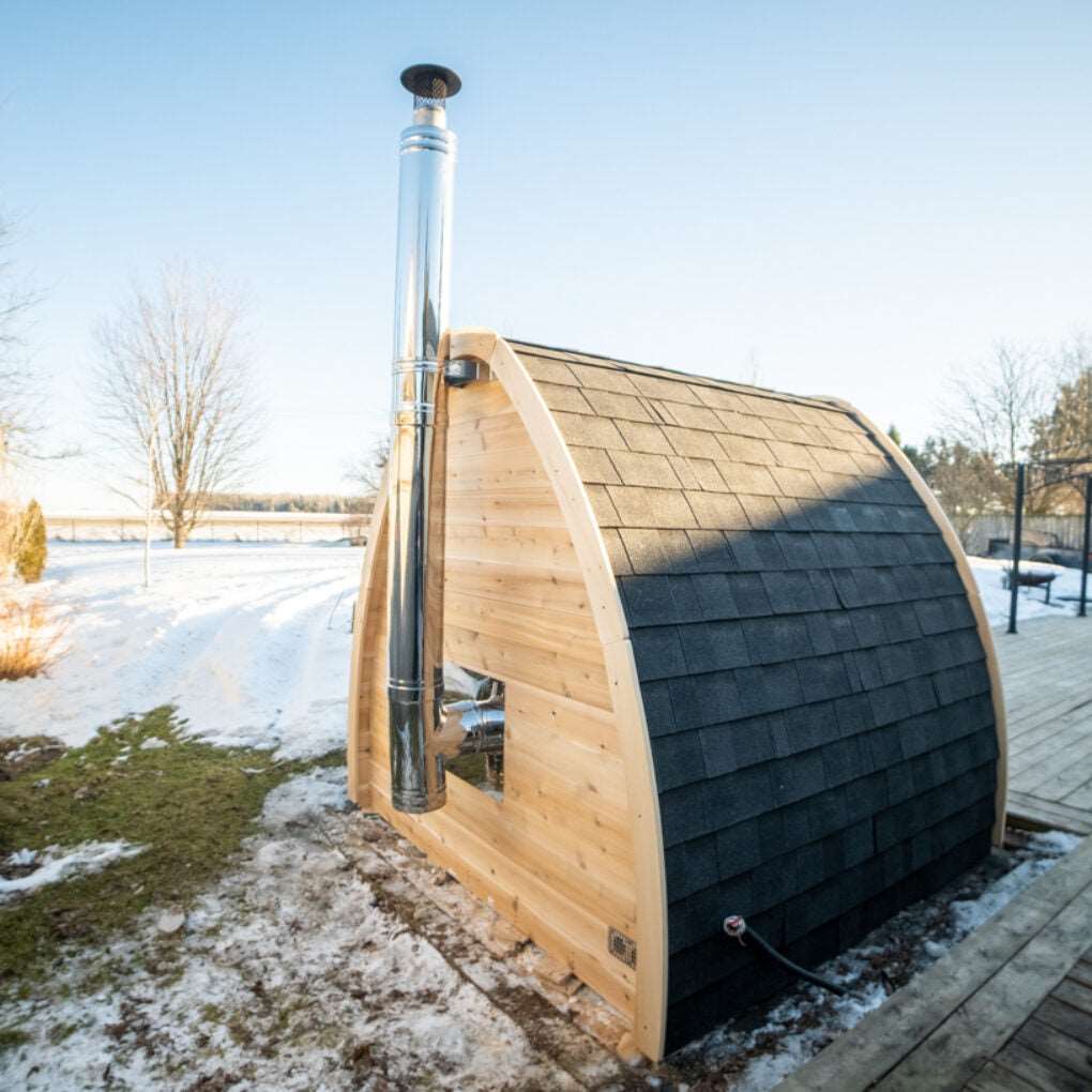 Dundalk Leisurecraft MiniPod 4-Person Outdoor Sauna Dundalk Leisurecraft MiniPod 4-Person Outdoor Sauna
