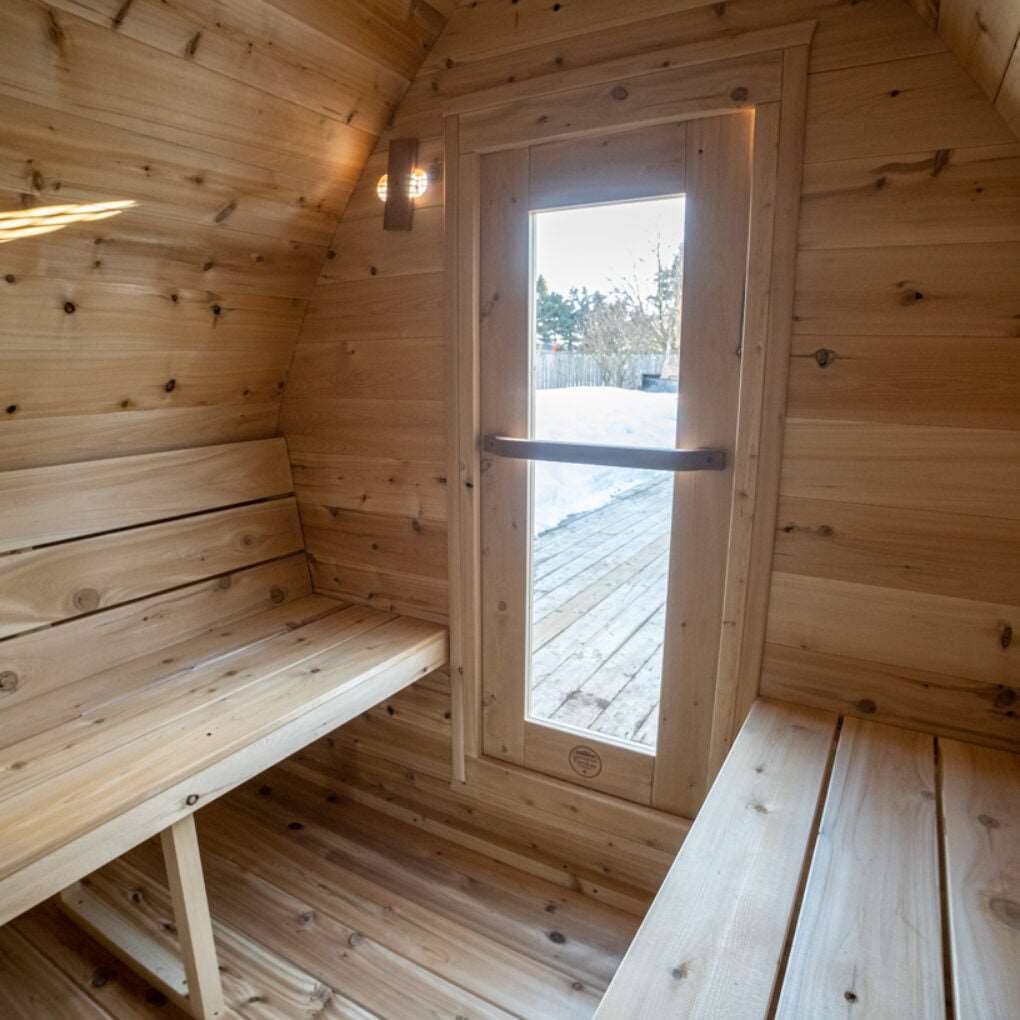 Dundalk Leisurecraft MiniPod 4-Person Outdoor Sauna Dundalk Leisurecraft MiniPod 4-Person Outdoor Sauna