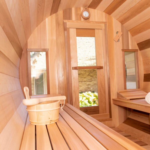 Dundalk Leisurecraft Tranquility 6-Person Barrel Sauna