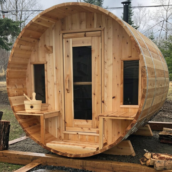 Dundalk Leisurecraft Tranquility 6-Person Barrel Sauna