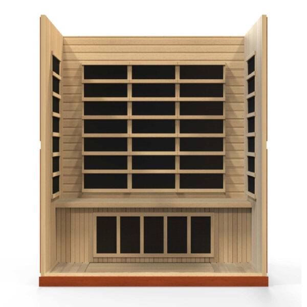 Dynamic Bergamo 3-Person Low EMF Far Infrared Sauna