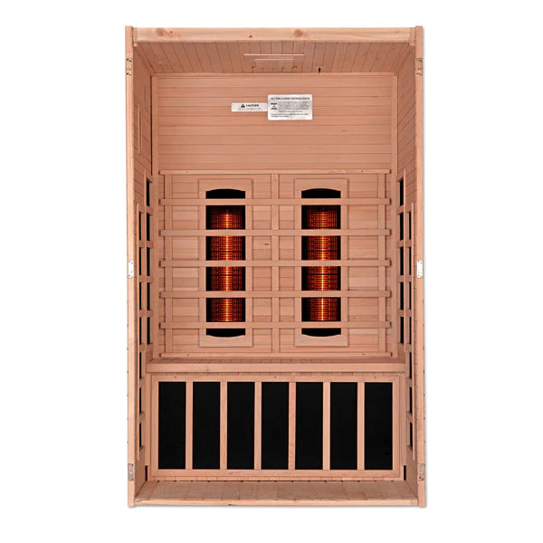 Dynamic Santiago 2-Person Full Spectrum Near Zero EMF Infrared Sauna