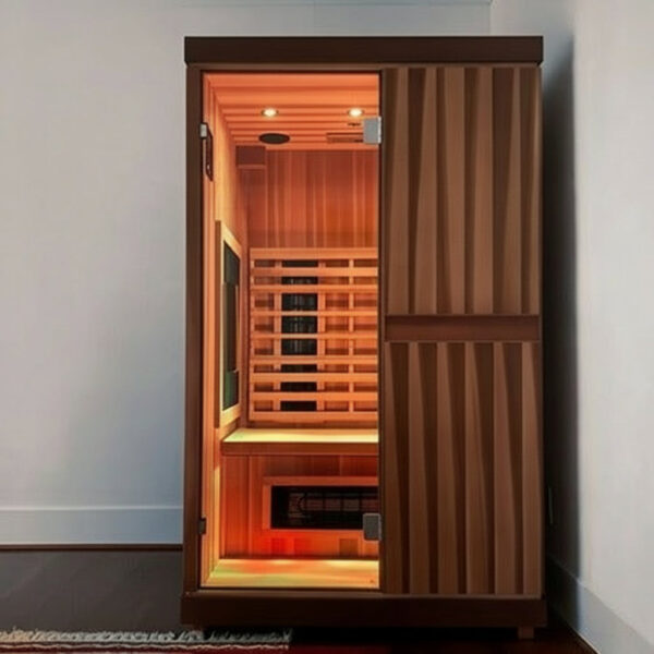 infrared sauna with red light therapy