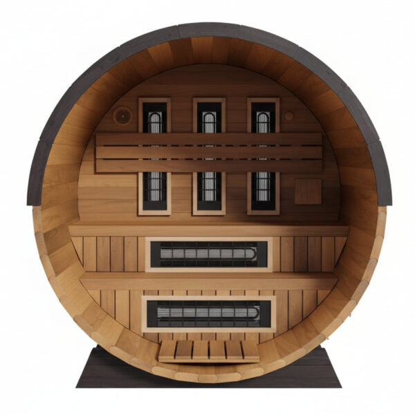 Finnmark FD-6 Cedar 4-Person Infrared Barrel Sauna