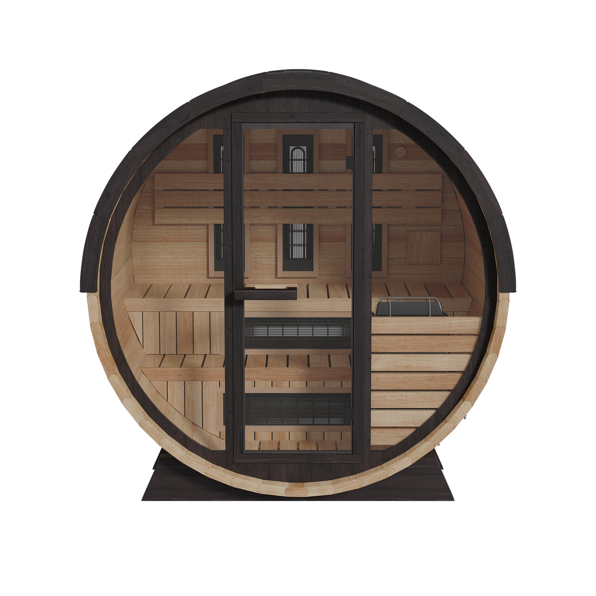 Finnmark Infrared & Traditional Finnish Barrel Sauna (6x6) Finnmark Infrared & Traditional sauna for sale