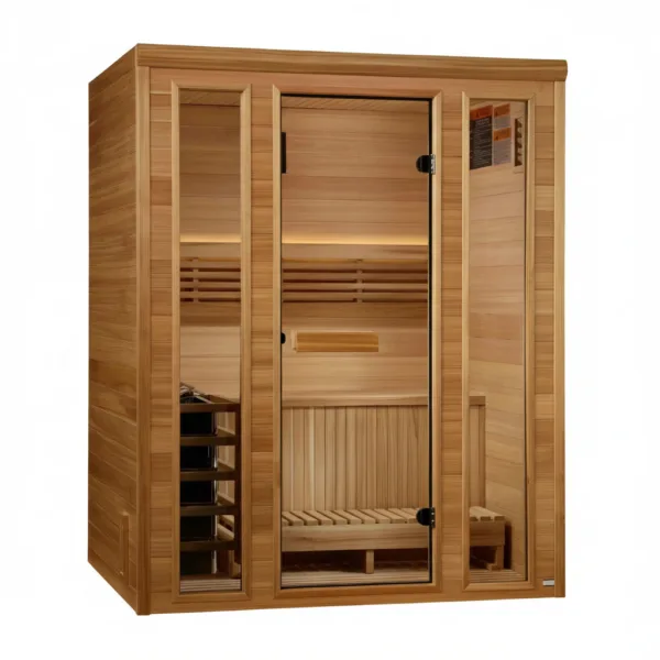 Golden Designs Andermatt Edition 3-Person Traditional Steam Sauna