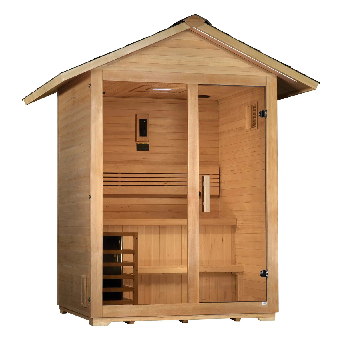 Golden Designs Arlberg 3-Person Traditional Outdoor Sauna Golden Designs Arlberg 3-Person Traditional Outdoor Sauna