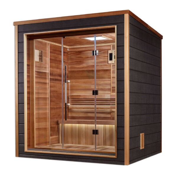 Golden Designs Drammen 3-Person Traditional Outdoor Sauna
