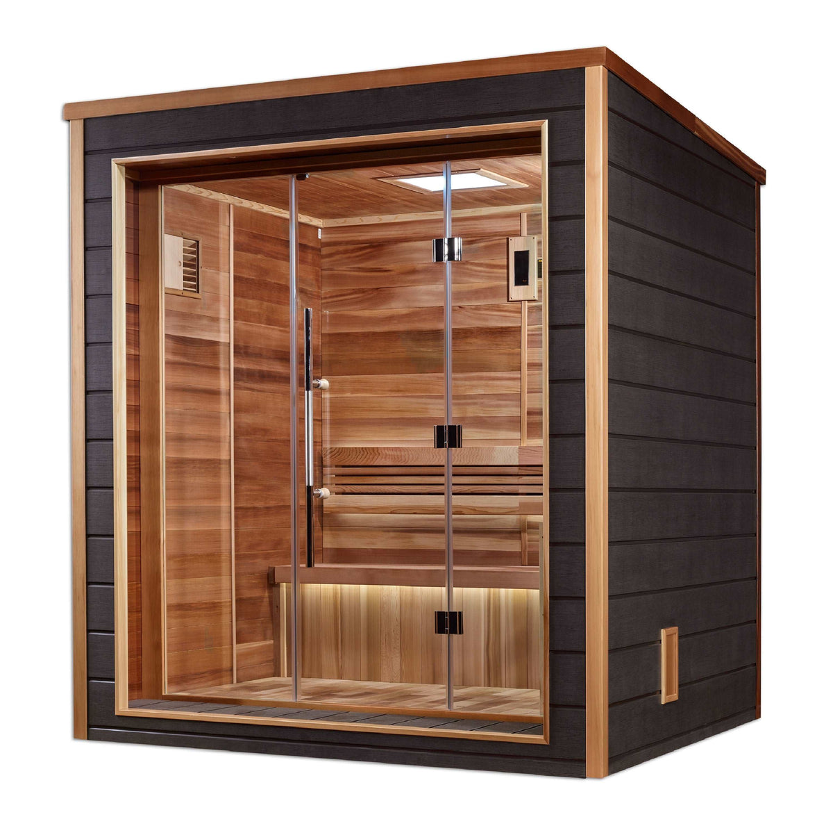 Golden Designs Drammen 3-Person Traditional Outdoor Sauna Golden Designs Drammen 3-Person Traditional Outdoor Sauna