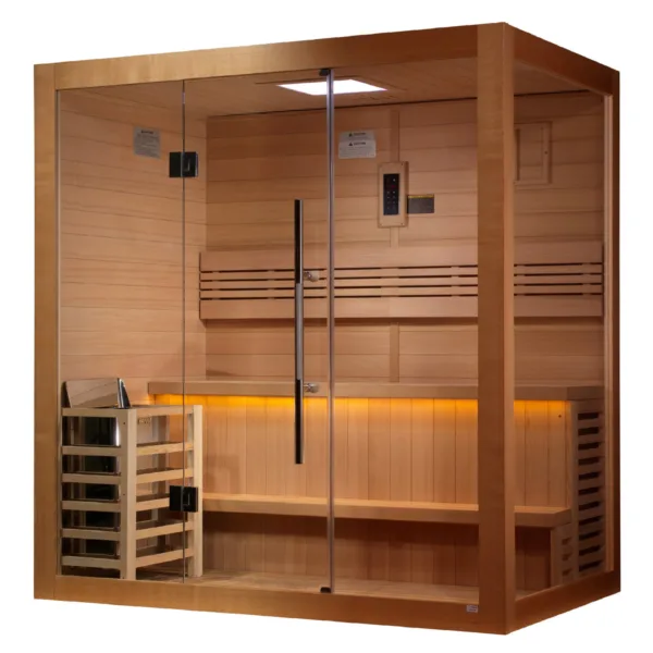 Golden Designs Forssa 3-Person Indoor Traditional Steam Sauna