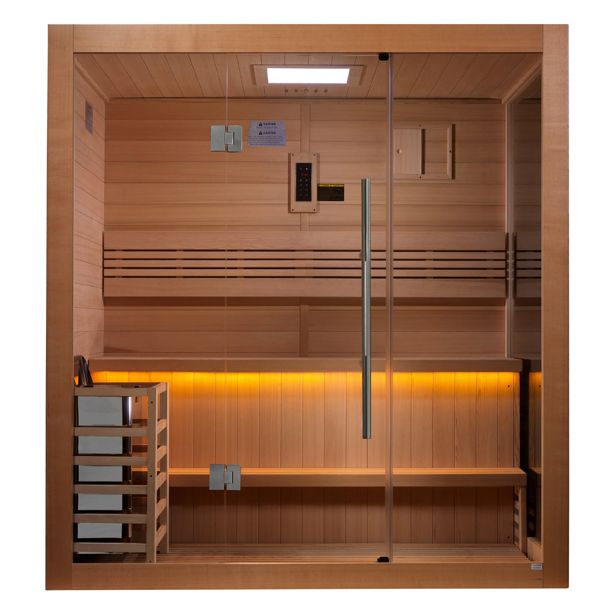 Golden Designs Forssa 3-Person Indoor Traditional Steam Sauna Golden Designs Forssa 3-Person Indoor Traditional Steam Sauna