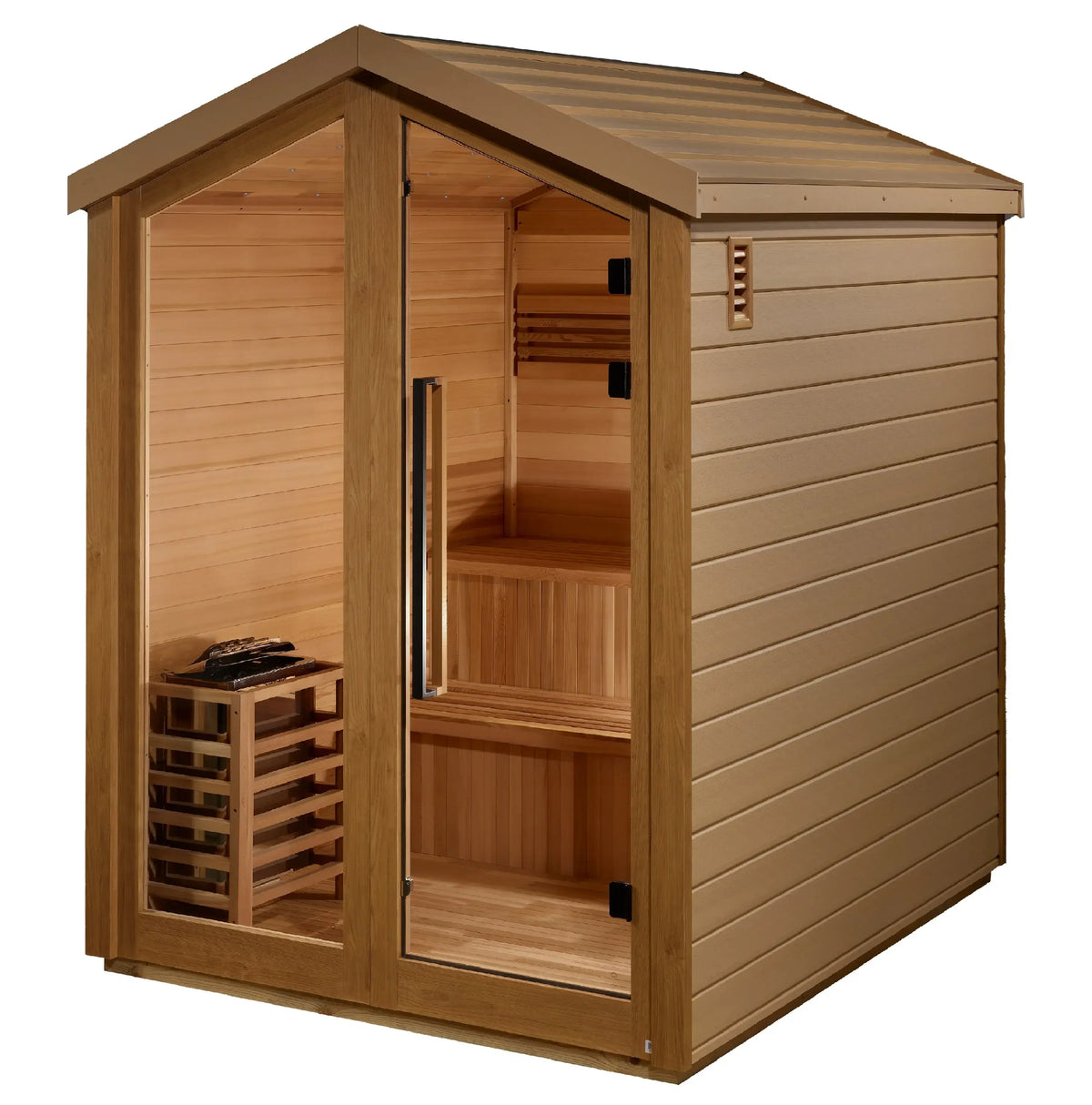 Golden Designs Kaarina 6-Person Traditional Outdoor Sauna Golden Designs Kaarina 6-Person Traditional Outdoor Sauna