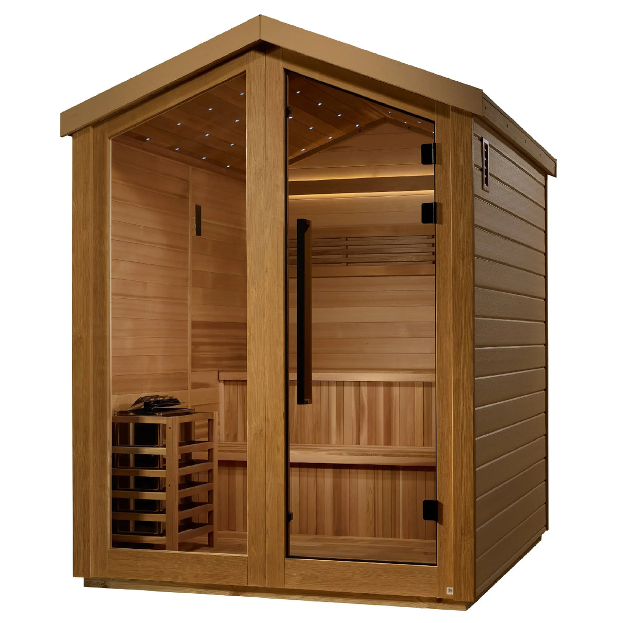 Golden Designs Kaarina 6-Person Traditional Outdoor Sauna Golden Designs Kaarina 6-Person Traditional Outdoor Sauna