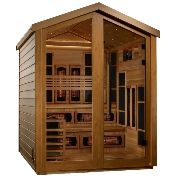 Golden Designs Kaskinen 6-Person Hybrid Outdoor Sauna