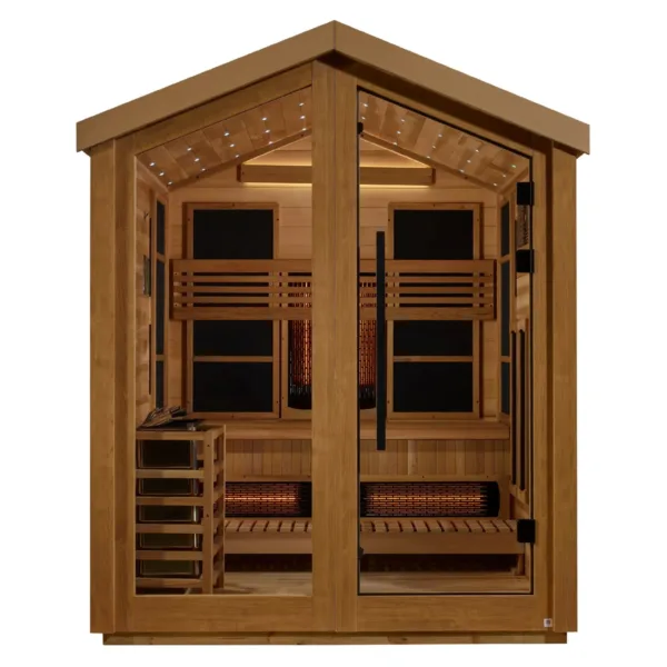 Golden Designs Loviisa 3-Person Hybrid Outdoor Sauna GDI-8523-01