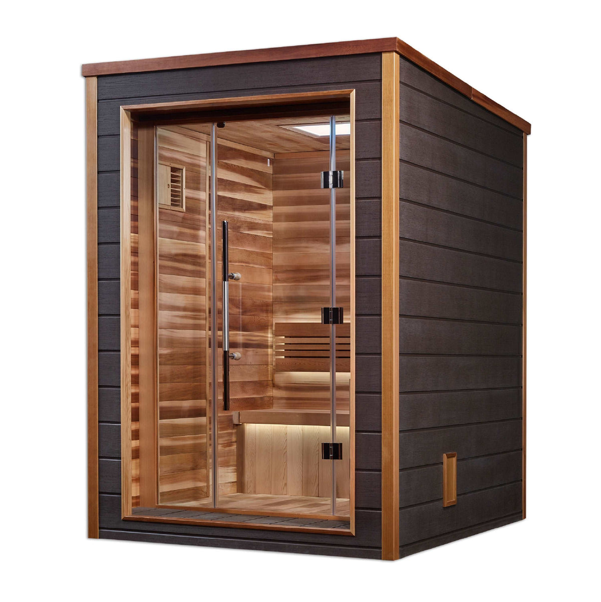 Golden Designs Narvik 2-Person Traditional Outdoor Sauna Golden Designs Narvik 2-Person Traditional Outdoor Sauna