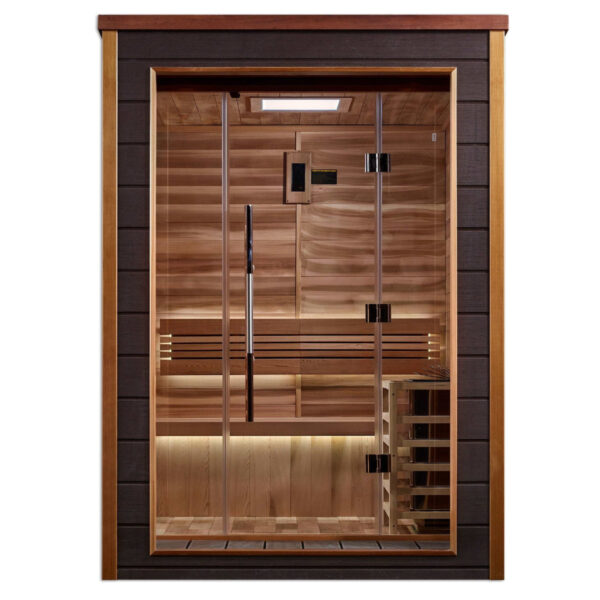 Golden Designs Narvik 2-Person Traditional Outdoor Sauna
