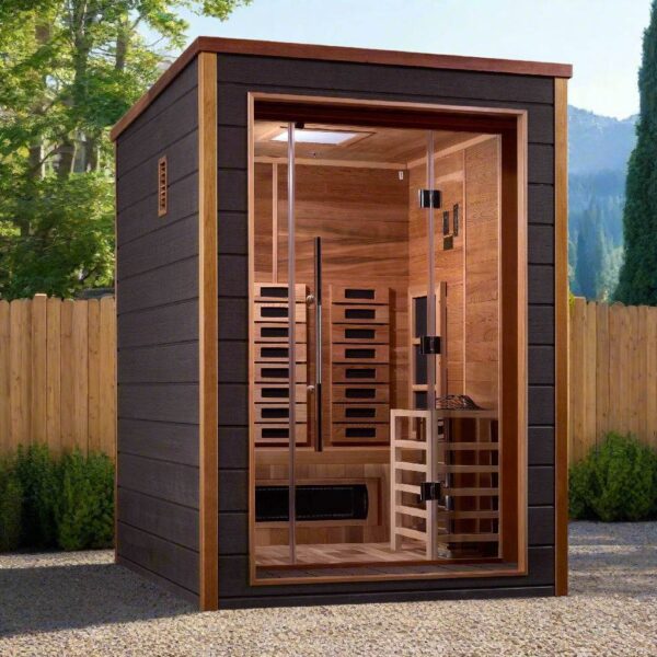 Golden Designs Nora 2-Person Outdoor Hybrid Sauna