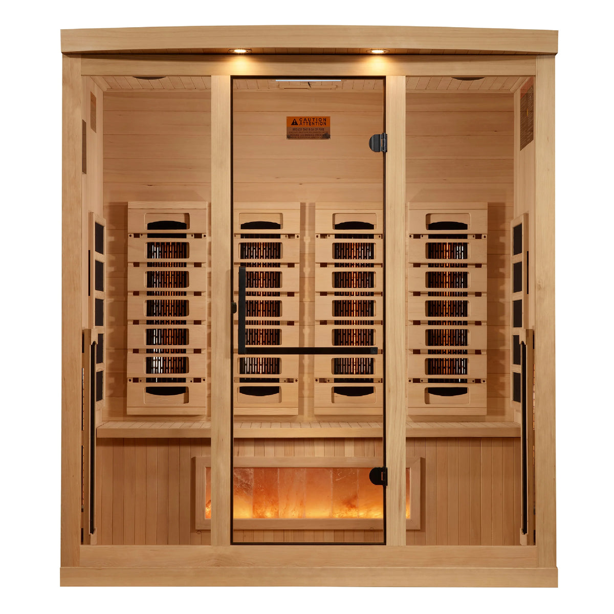Golden Designs Reserve 4-Person Full Spectrum Infrared Sauna, GDI-8040-03 Golden Designs Reserve 4-Person Full Spectrum Infrared Sauna, GDI-8040-03
