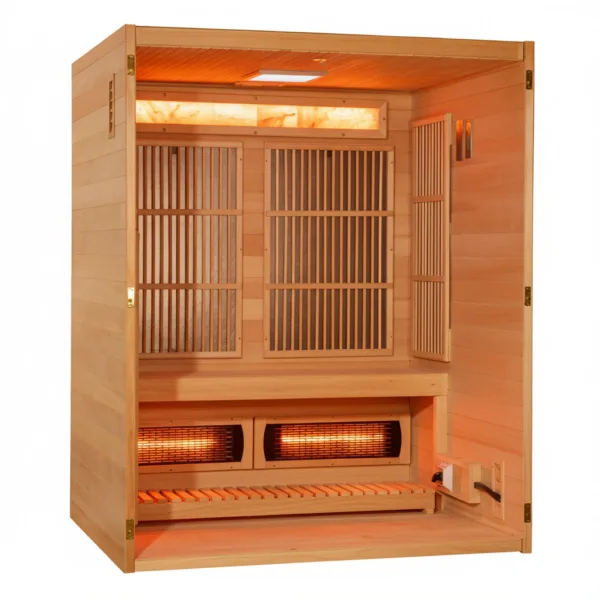 Golden Designs Soria 3-Person Hybrid Indoor Sauna