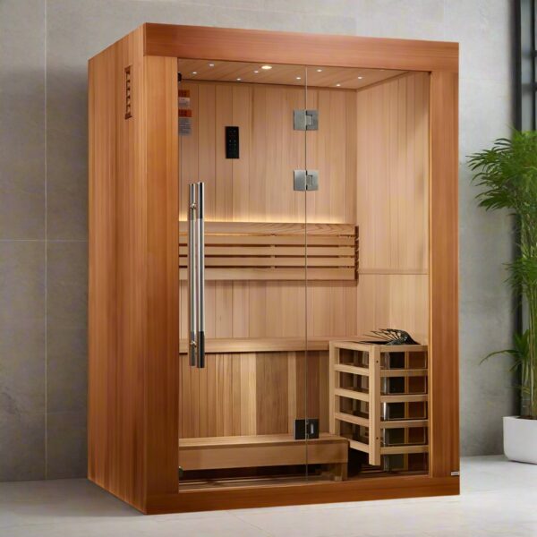 Golden Designs Sundsvall 2-Person Indoor Traditional Sauna