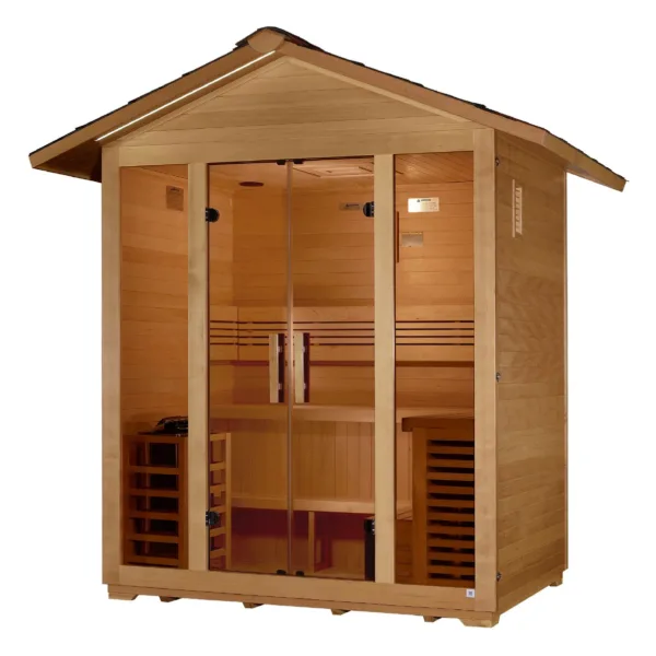 Golden Designs Vorarlberg 5-Person Traditional Outdoor Sauna