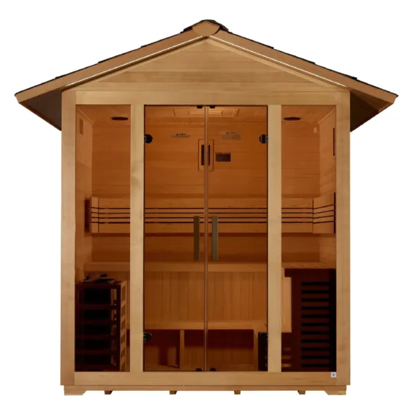 Golden Designs Vorarlberg 5-Person Traditional Outdoor Sauna