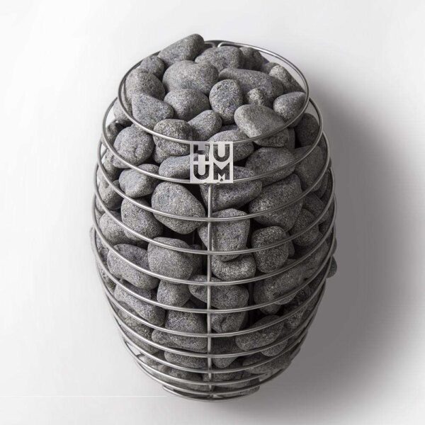 Huum Drop Electric Sauna Heater Bundle With Black UKU WiFi Control and Stones