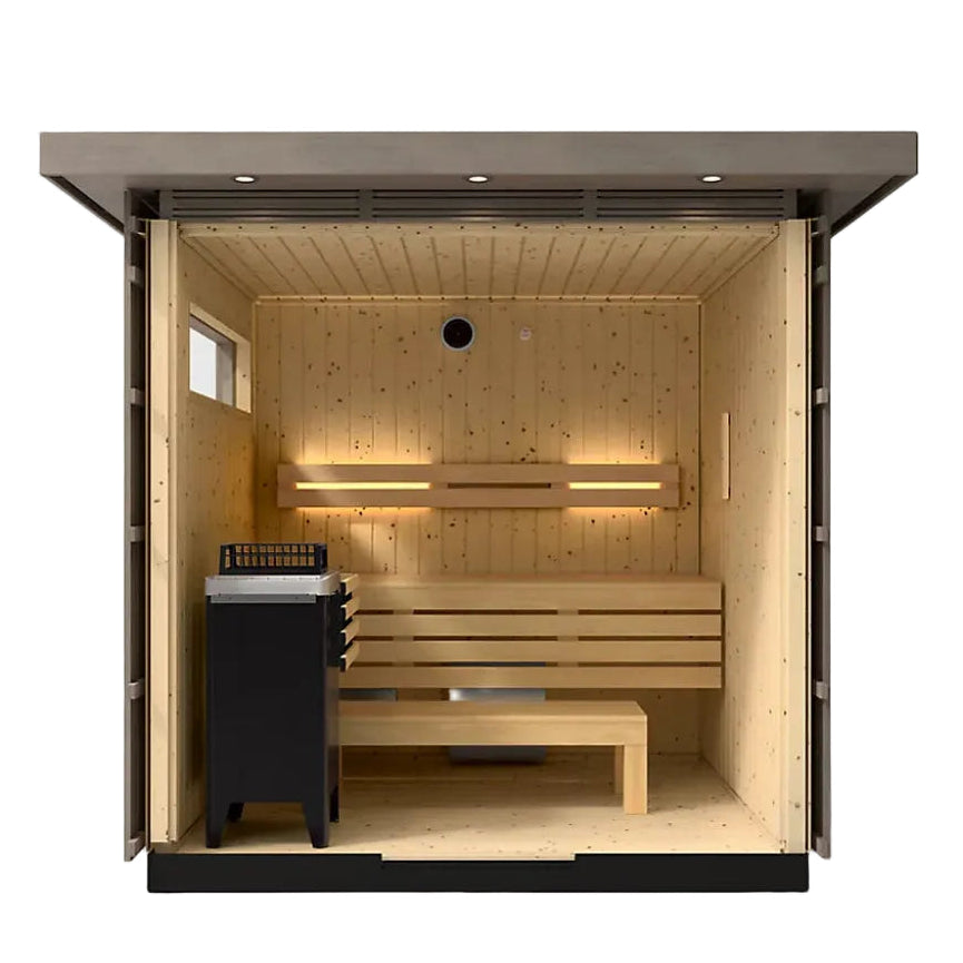 Kohler C2 3 Person Outdoor Traditional Sauna Kohler C2 3 Person Outdoor Traditional Sauna