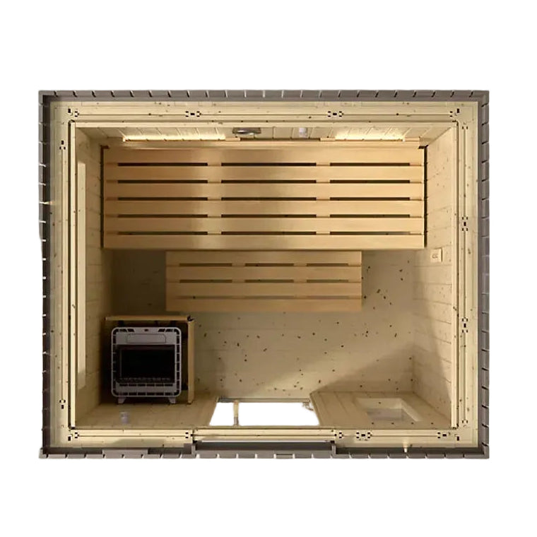 Kohler C2 3 Person Outdoor Traditional Sauna Kohler C2 3 Person Outdoor Traditional Sauna
