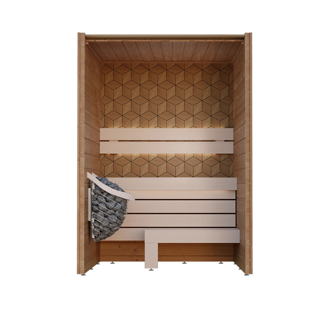 Leil® Como 150 Scandinavian Indoor 2-Person Sauna Leil® Como 150 Scandinavian Indoor 2-Person Sauna