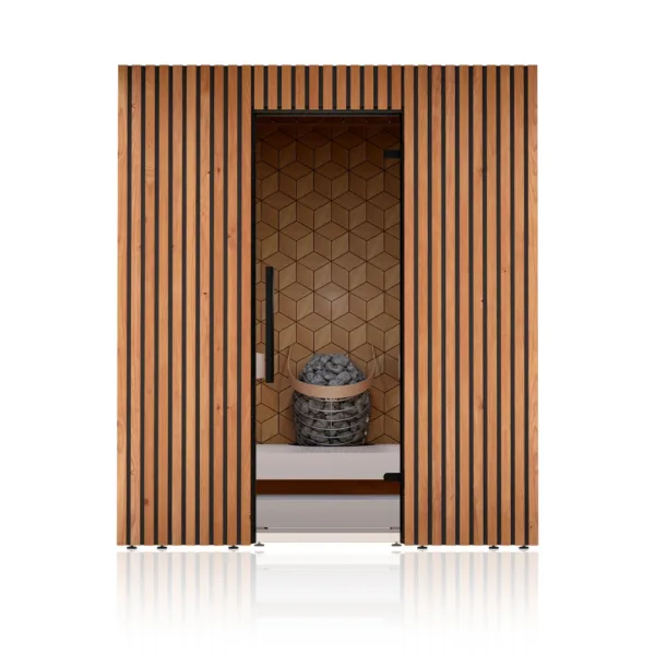 Leil® Como 180 Facing Bench Indoor 4-Person Sauna