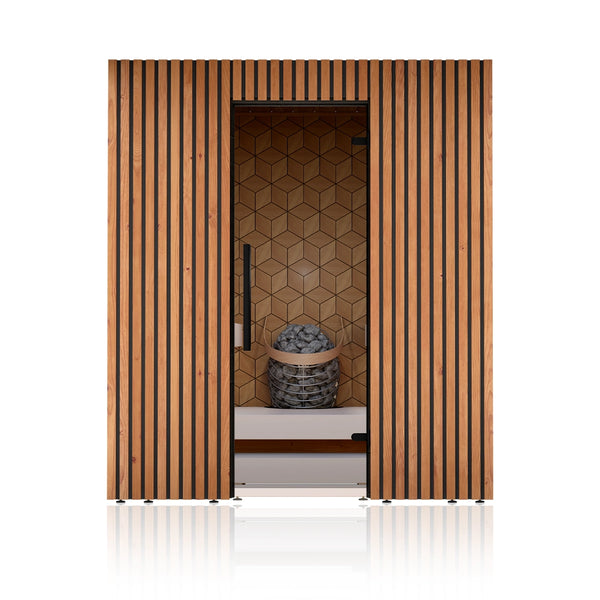 Leil® Como 180 Facing Bench Indoor 4-Person Sauna