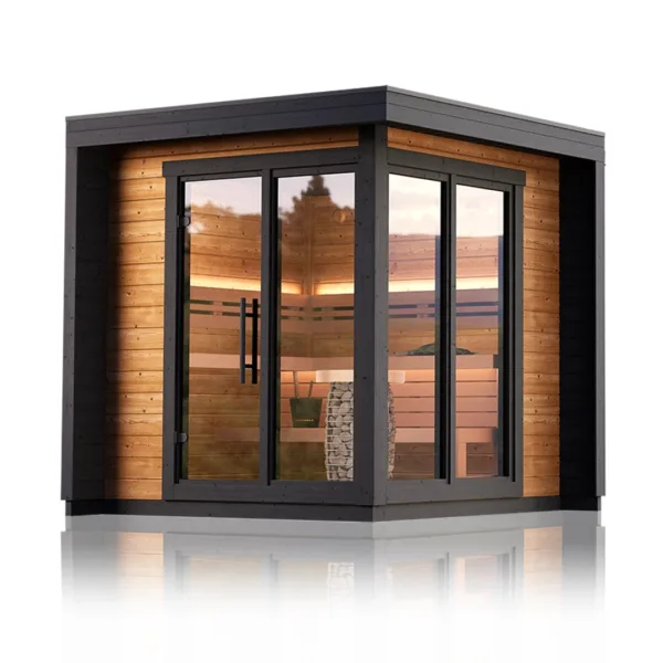 Leil® Patio S Outdoor 4-Person Cabin Sauna