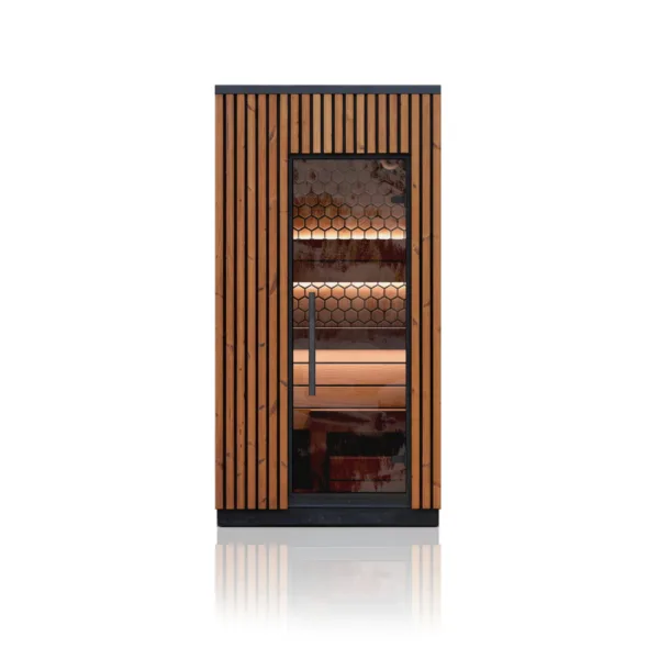 Leil® Viva 120 Modern Outdoor 1-Person Sauna