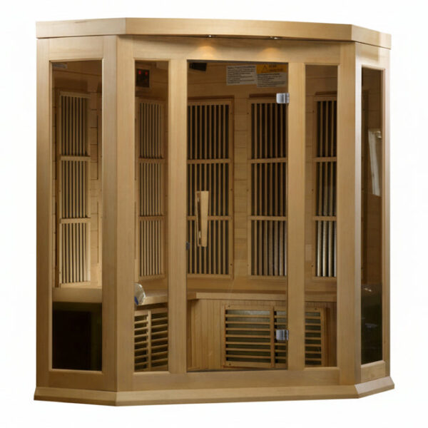 Maxxus Saunas 3-Person Corner Low EMF Far Infrared Sauna