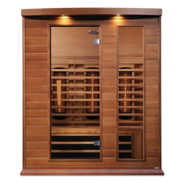 Maxxus Saunas 3-Person Full Spectrum Near Zero EMF Infrared Sauna MX-M306-01-FS CED