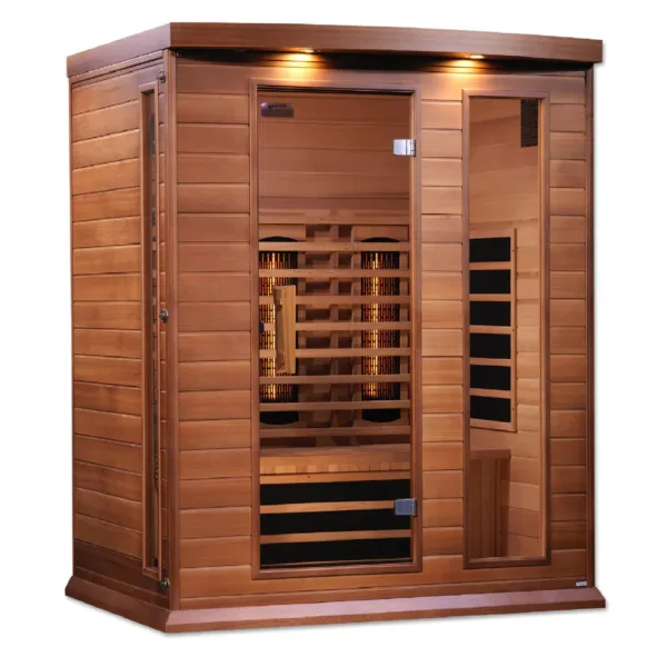 Maxxus Saunas 3-Person Full Spectrum Near Zero EMF Infrared Sauna MX-M306-01-FS CED