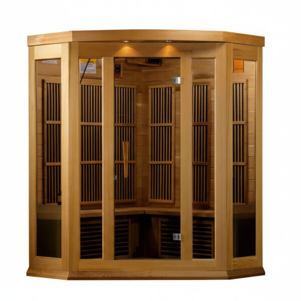 Maxxus Saunas 3-Person Low EMF Far Infrared Corner Sauna